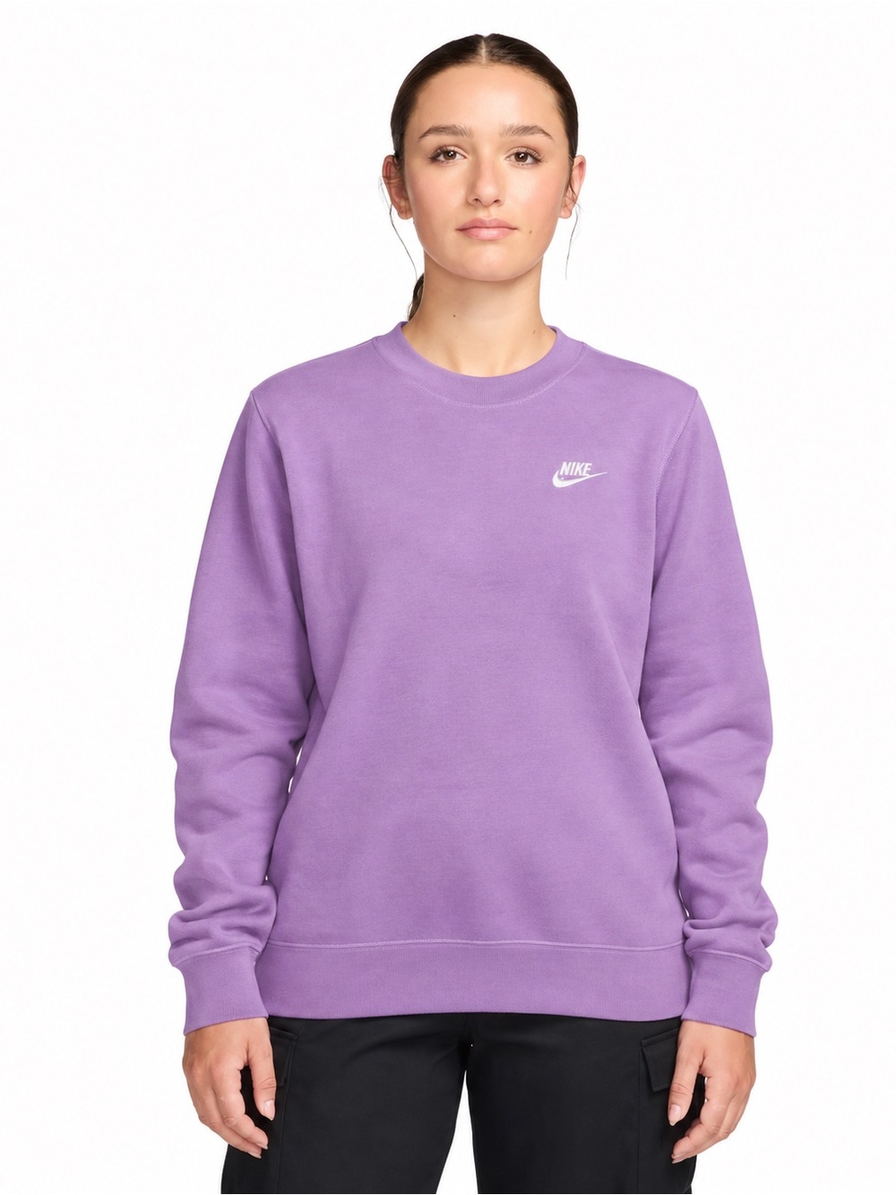 Nike Lilac Purple Crewneck Sweatshirt Women’s Medium | Classic Nike Swoosh